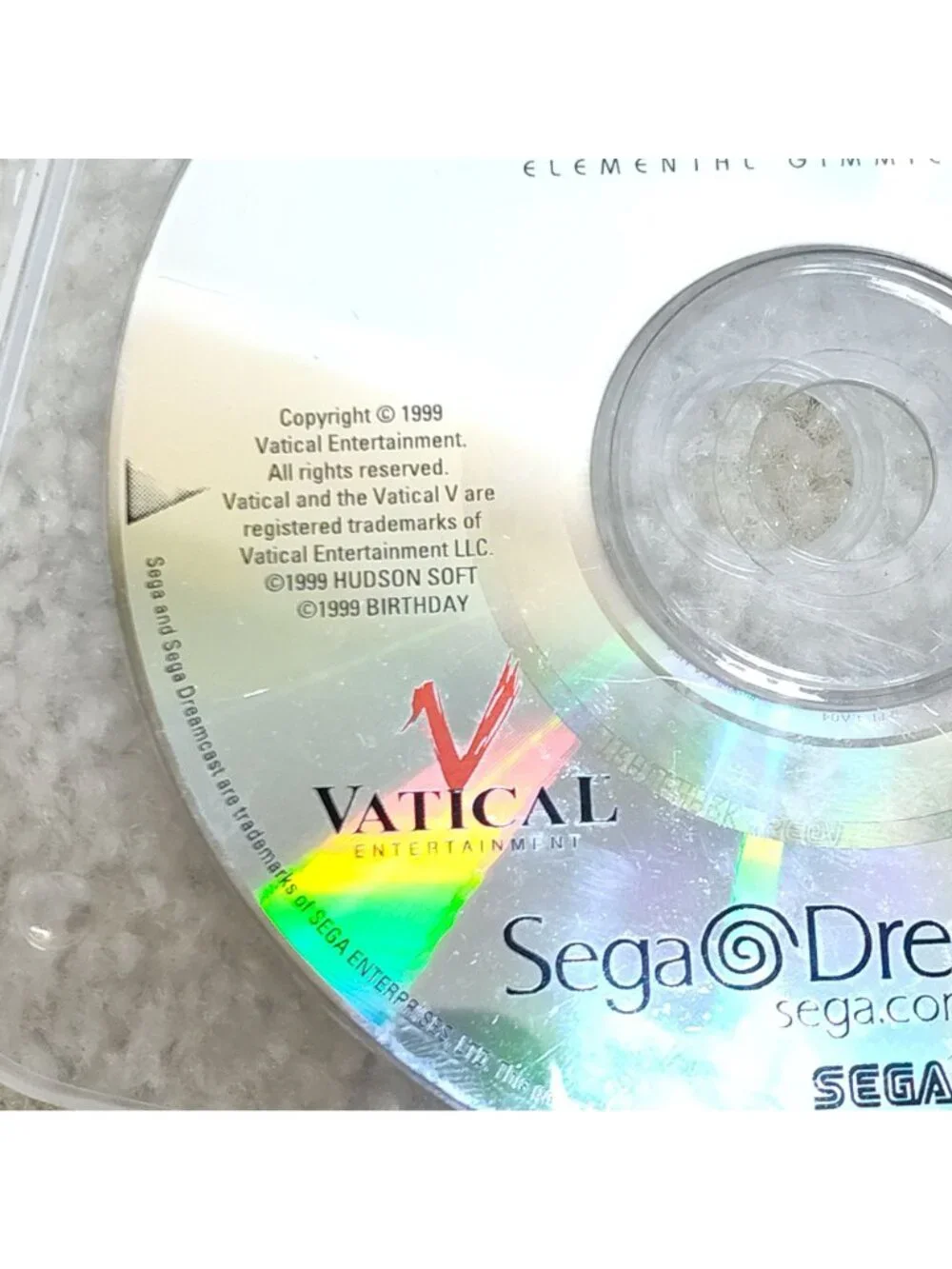 Sega Dreamcast EGG Elemental Gimmick Gear Vatical T-41601N Standard Tested Works